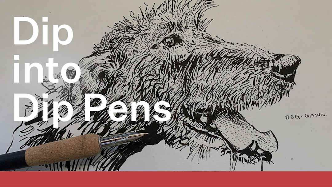 Open in modal - Sketchbook Skool's Dip Into Dip Pens with Danny Gregory