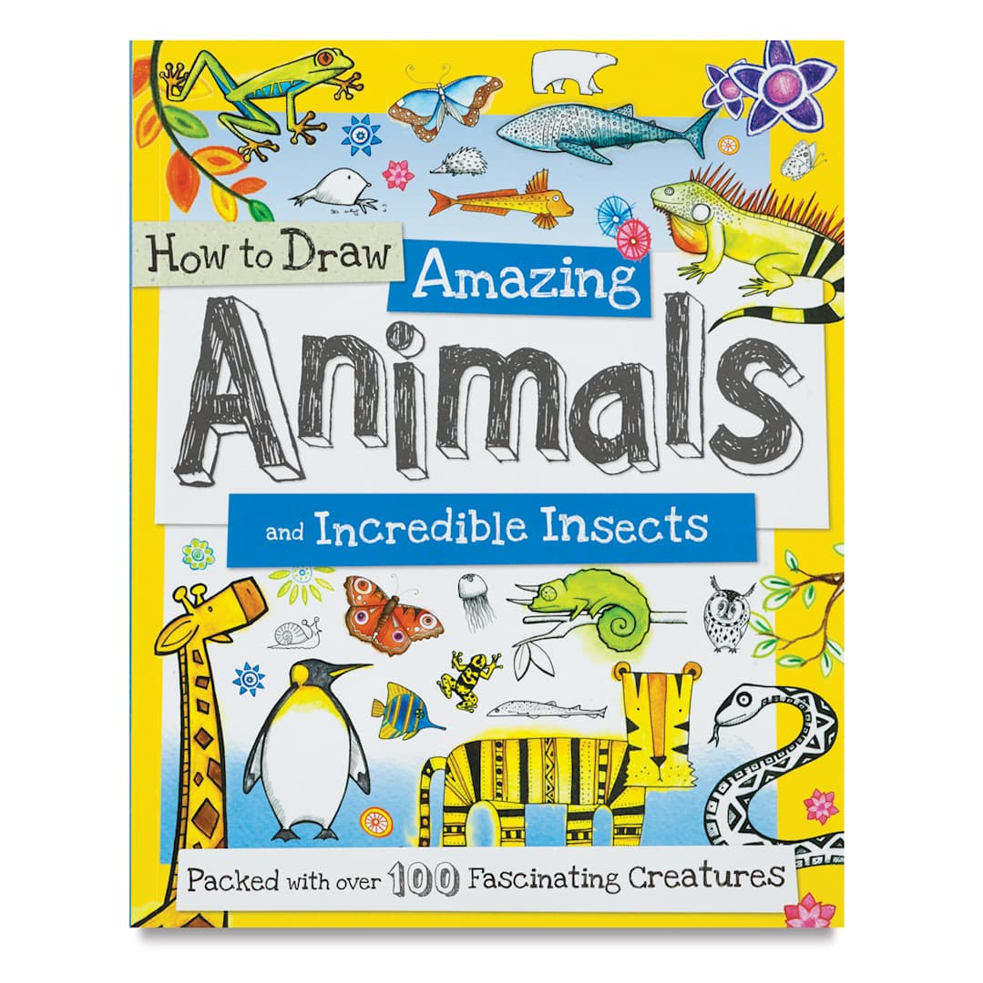 Open in modal - How to Draw Series - Front Cover of book How to Draw Amazing Animals
