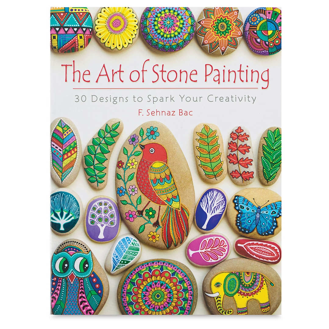 Open in modal - The Art of Stone Painting - Front cover of Book
