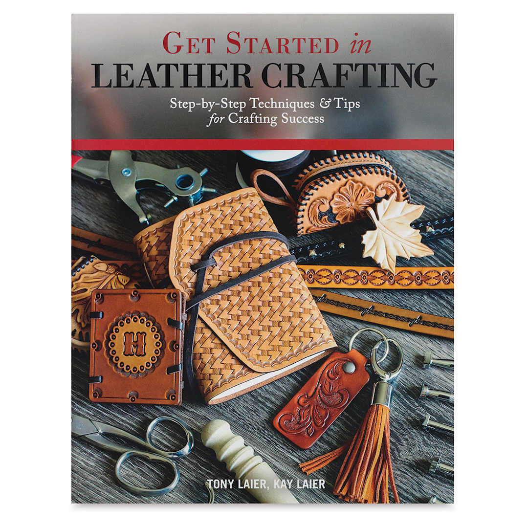 Open in modal - Get Started in Leather Crafting - Front cover of Book

