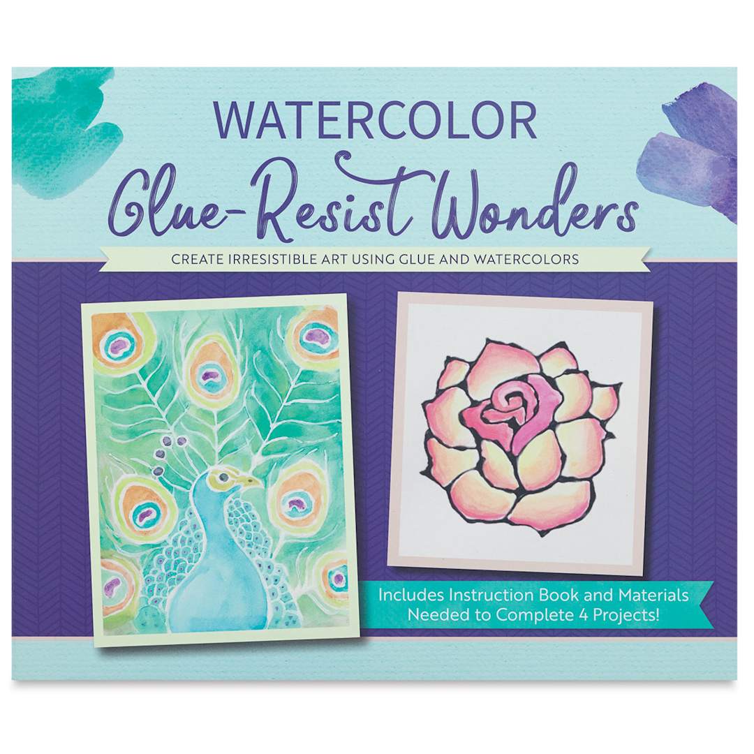 Open in modal - Watercolor Glue-Resist Wonders Kit