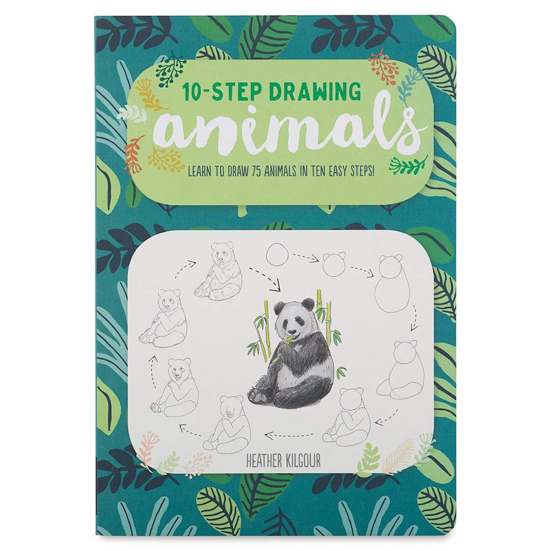 Open in modal - Ten-Step Drawing: Animals - Front cover of Book
