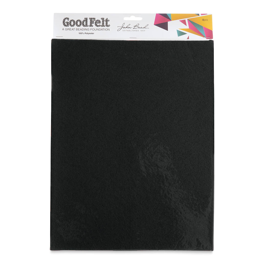 Open in modal - John Bead GoodFelt Beading Foundation - Front of Black Foundation package
