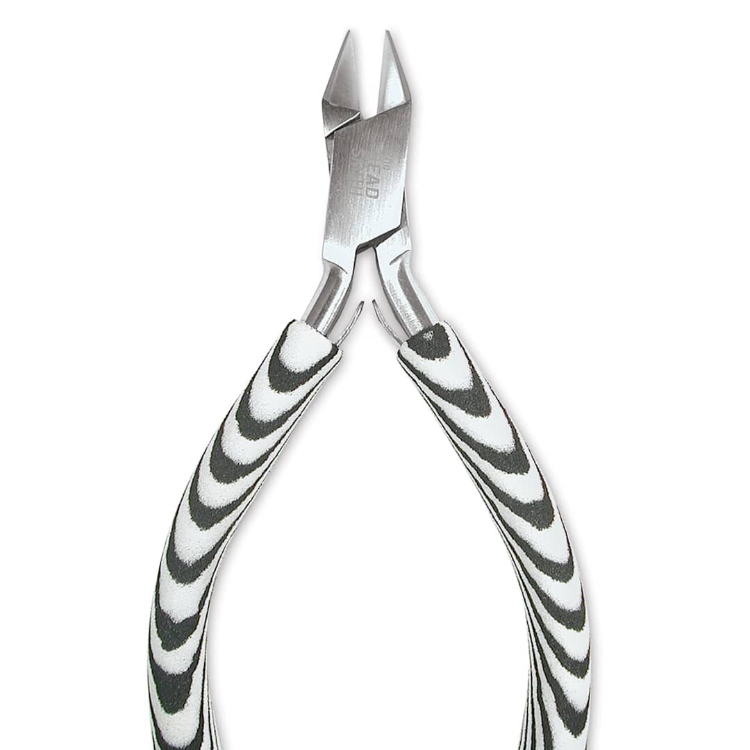Open in modal - Beadsmith Zebra Side Cutter Pliers