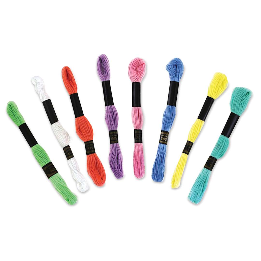 Open in modal - Needle Crafters Embroidery Floss Packs - Pastels (Out of packaging)