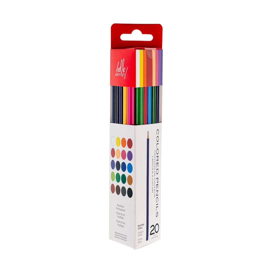 Open in modal - Hello, Artist! Colored Pencils Set of 20