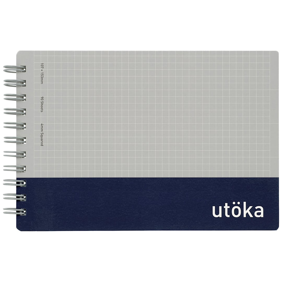 Open in modal - Maruman Utoka Compact Notebook, Navy