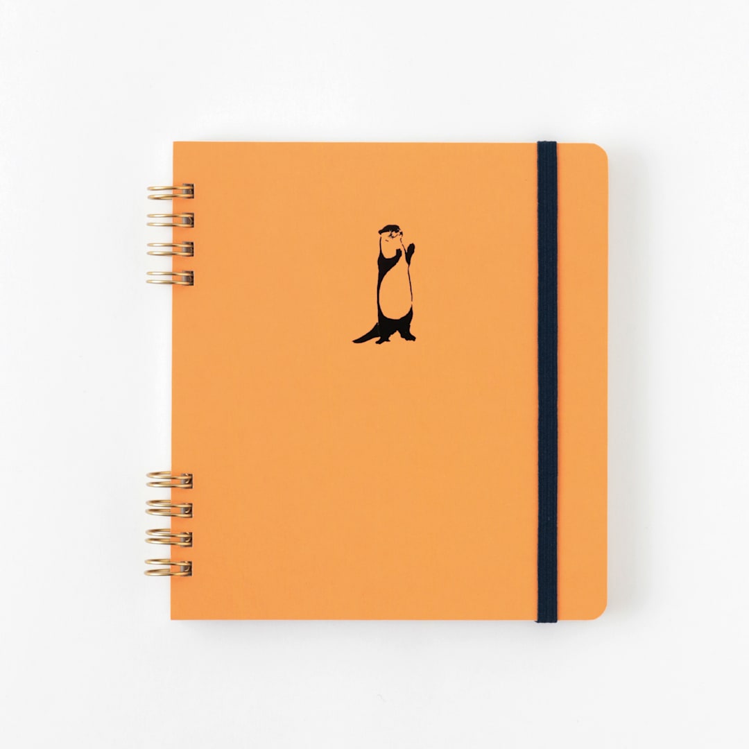 Open in modal - Green Flash Animal Spiral Notepad, Otter