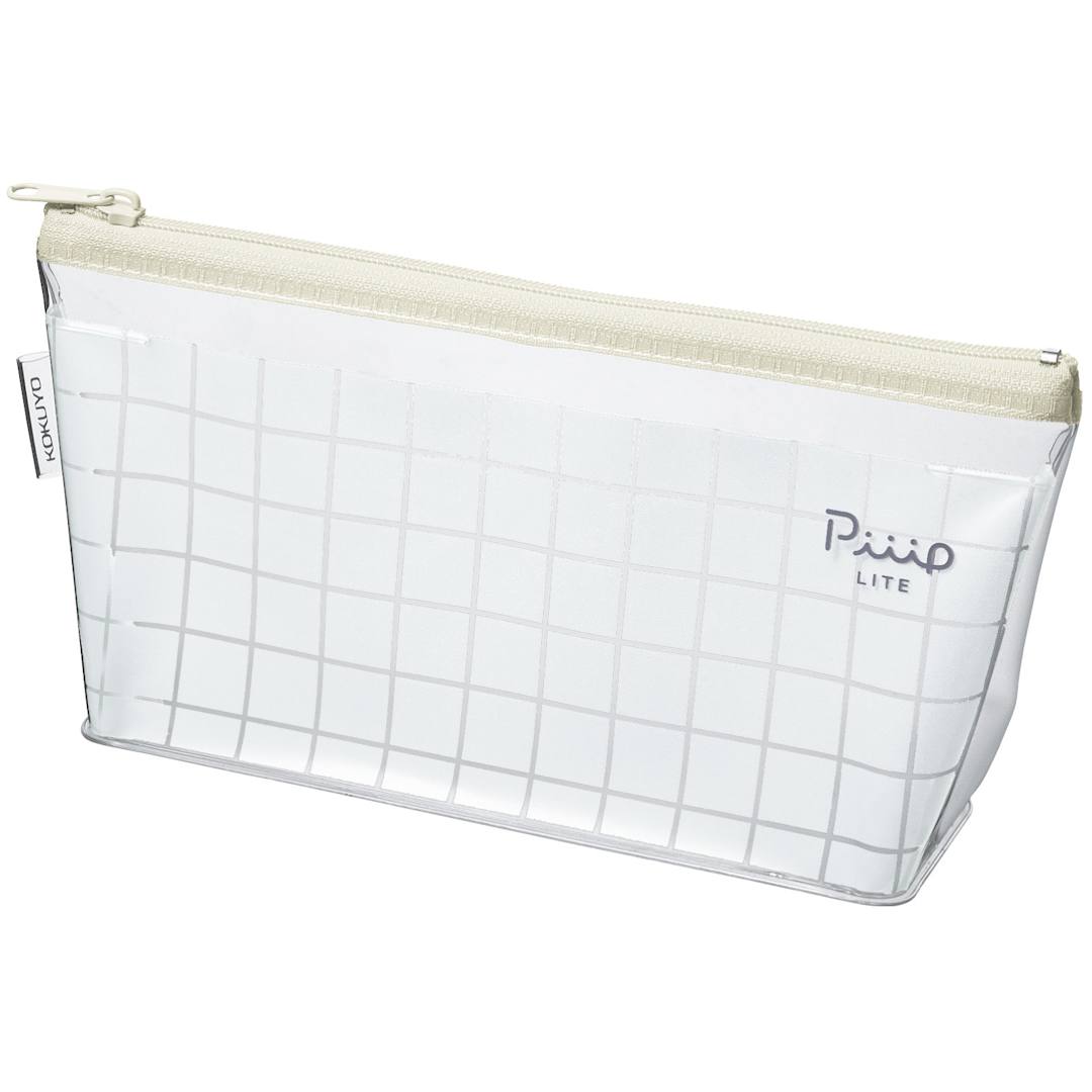 Open in modal - Kokuyo Piiip Tool Pen Case, Milky White