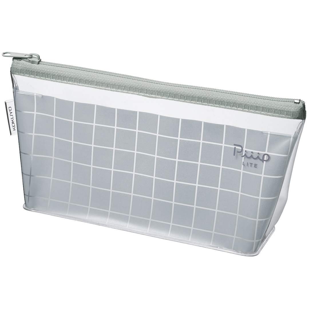 Open in modal - Kokuyo Piiip Tool Pen Case, Standard Gray