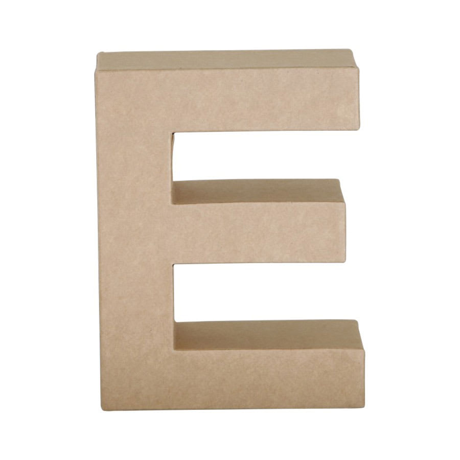 Open in modal - Paper Mache Letters & Numbers, E