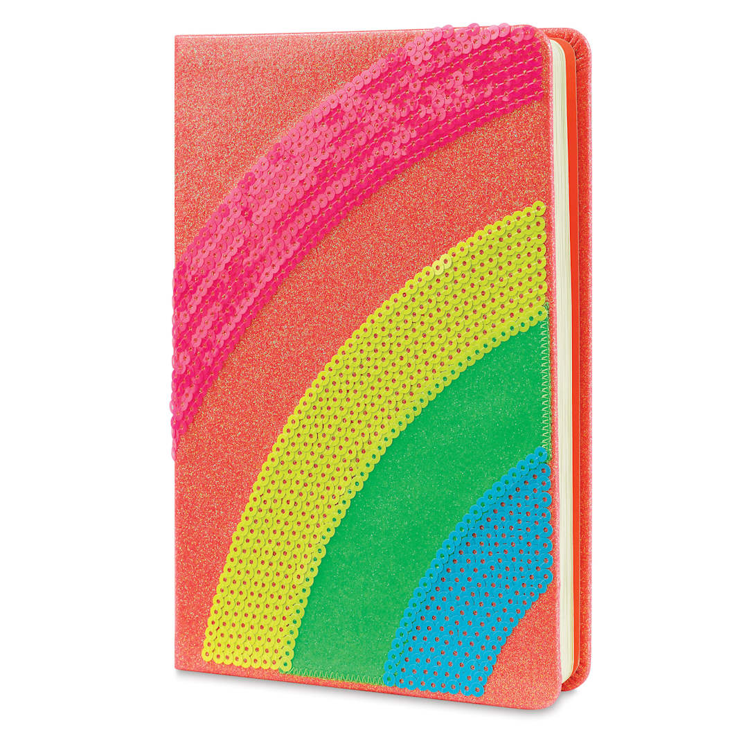 Open in modal - artPOP! Rainbow Hardcover Notebook (side view)