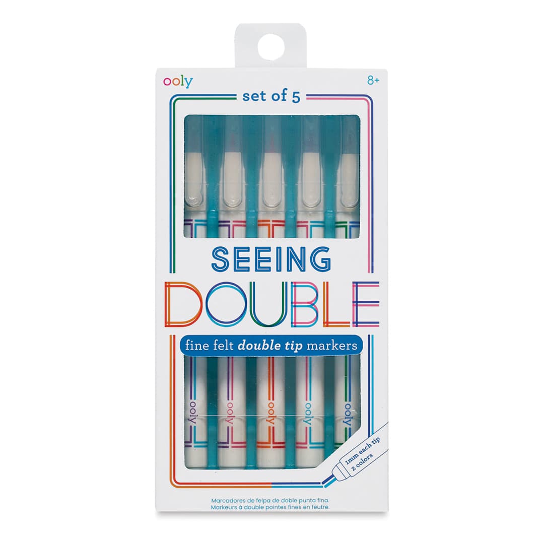 Open in modal - Ooly Seeing Double Fine Double Tip Markers (in packaging)