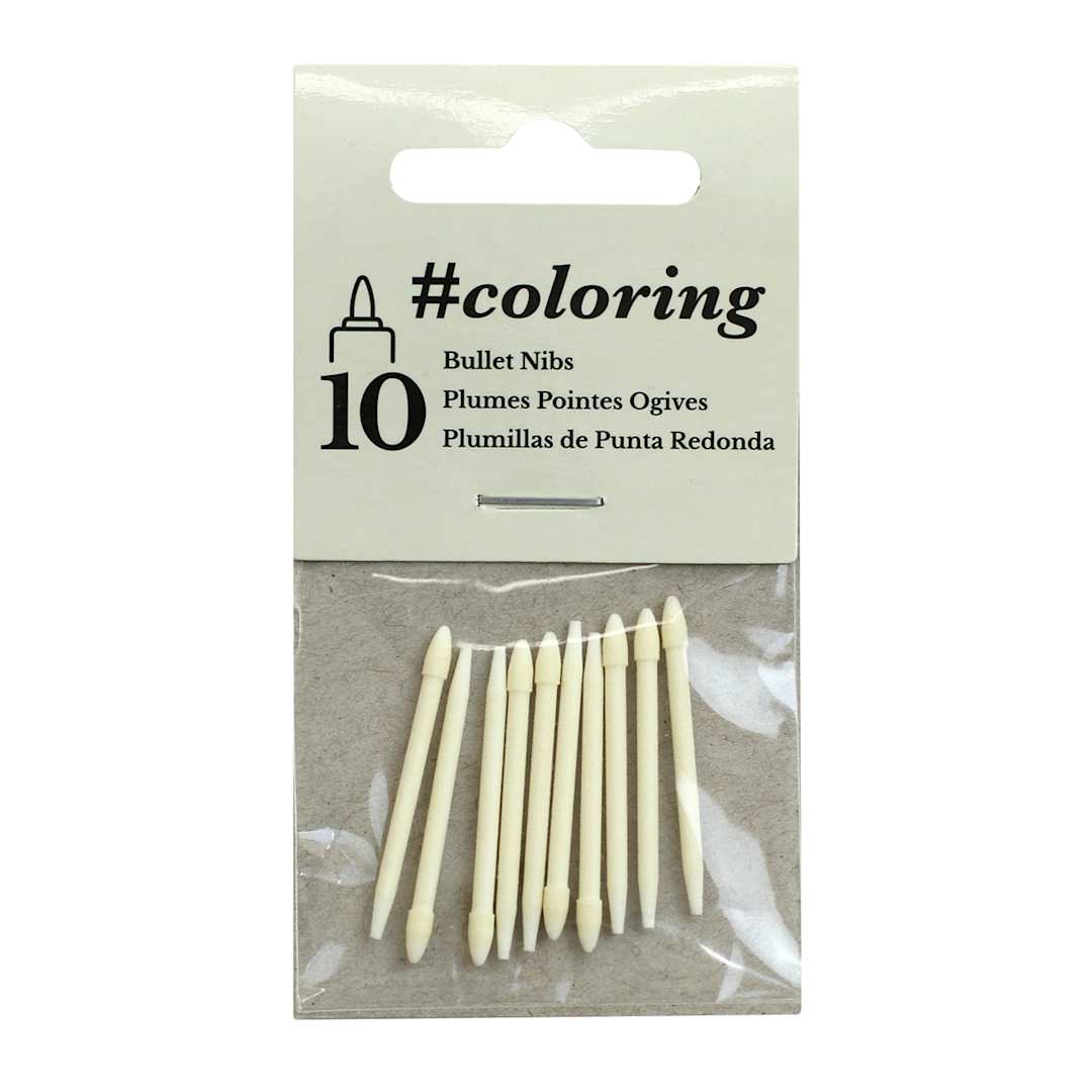 Open in modal - REPLACEMENT NIB PACK Bullet Nibs - 10/Pkg. - Peggable