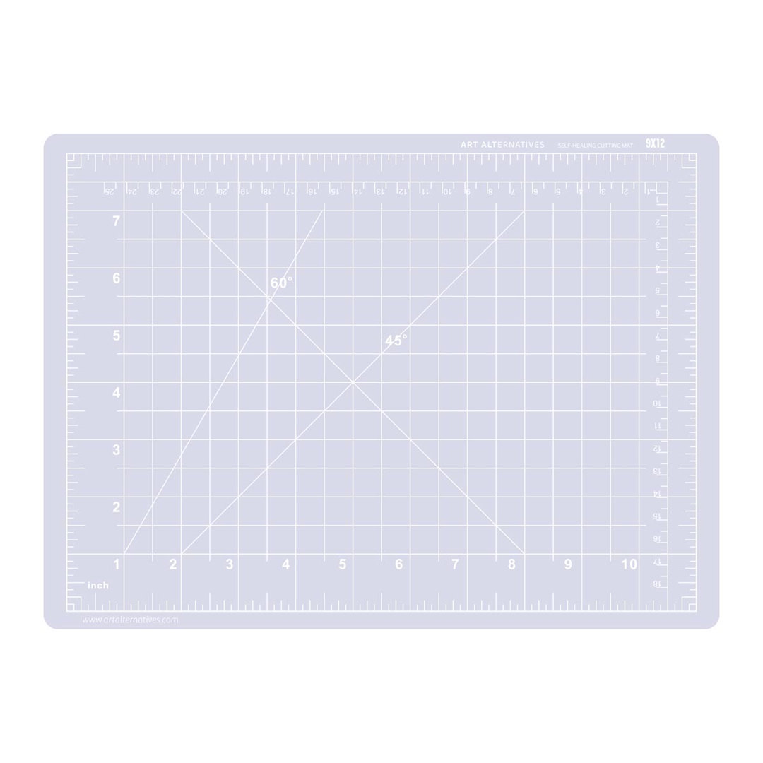 Open in modal - Art Alternatives Self-Healing Cutting Mat - Clear, 9" x 12"   