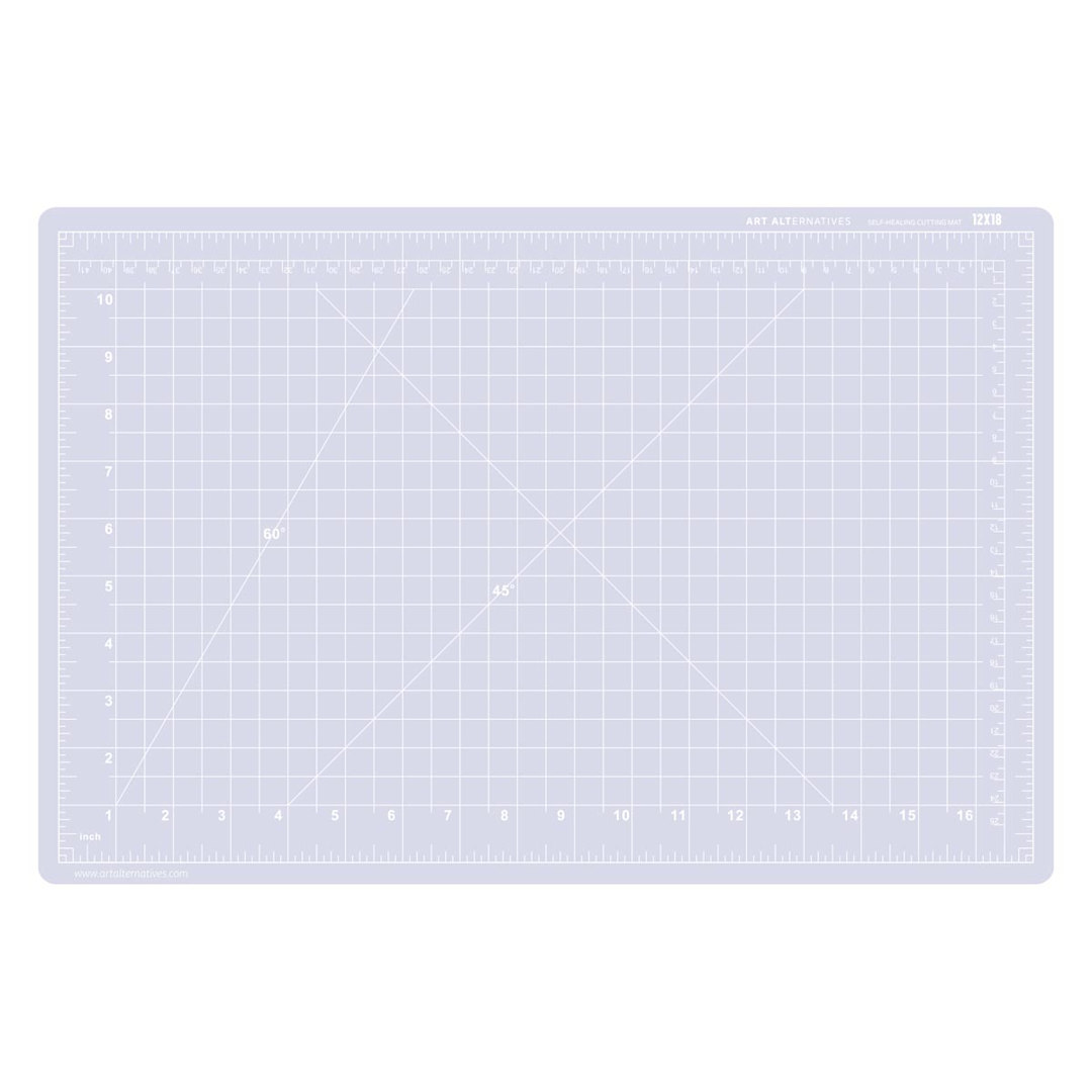 Open in modal - Art Alternatives Self-Healing Cutting Mat - Clear, 12" x 18"