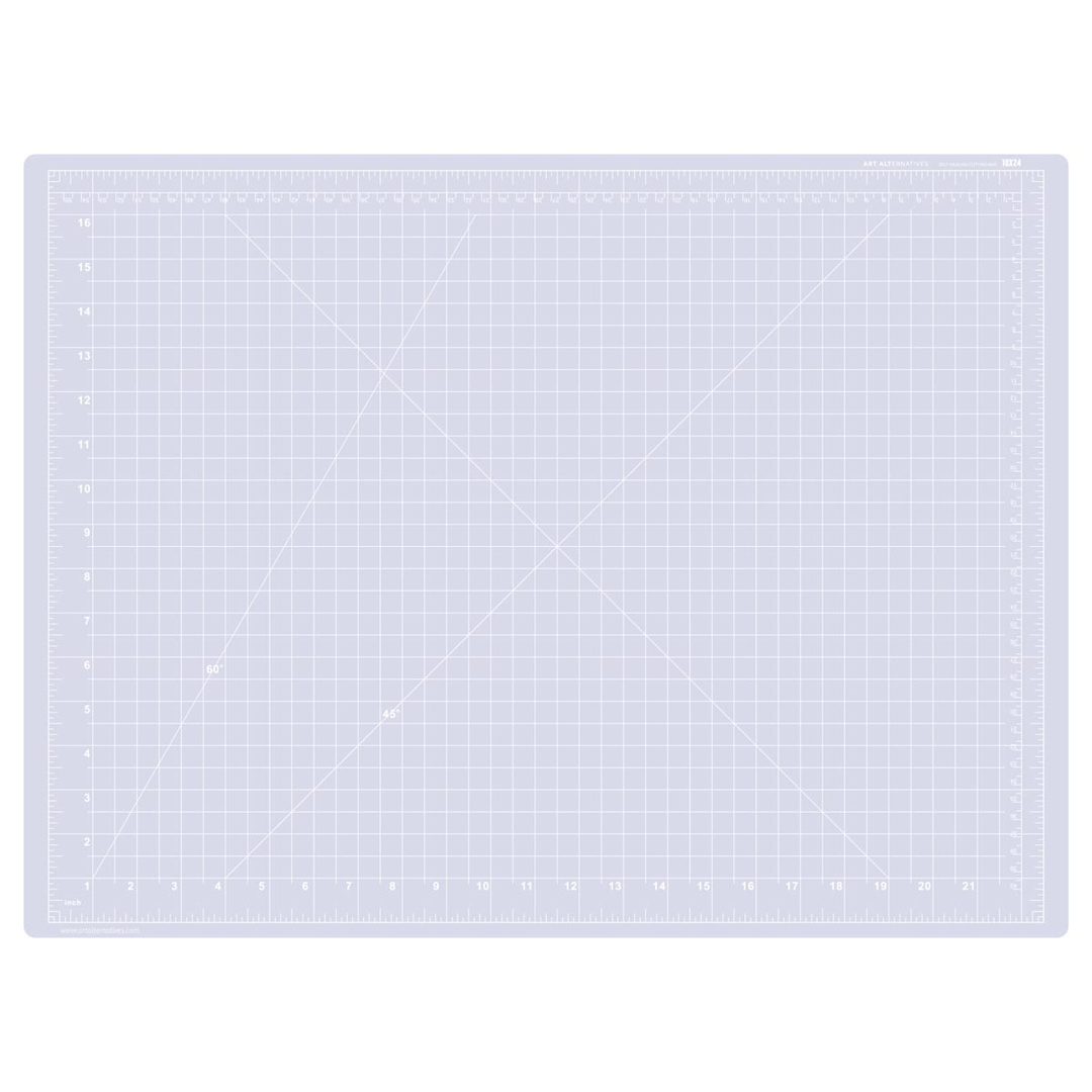 Open in modal - Art Alternatives Self-Healing Cutting Mat - Clear, 18" x 24"