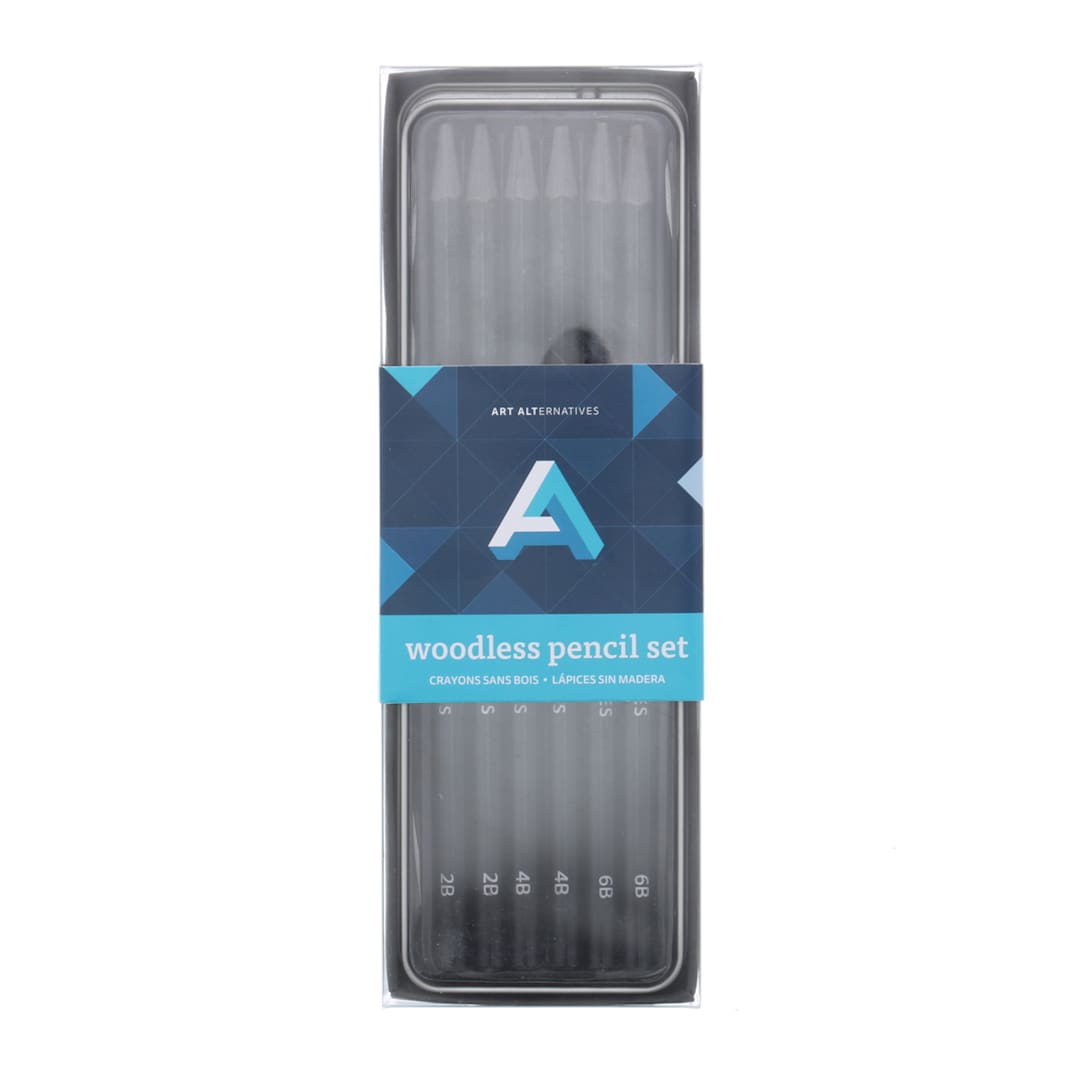 Open in modal - Art Alternatives Woodless Pencils - Set of 6 front of packaging