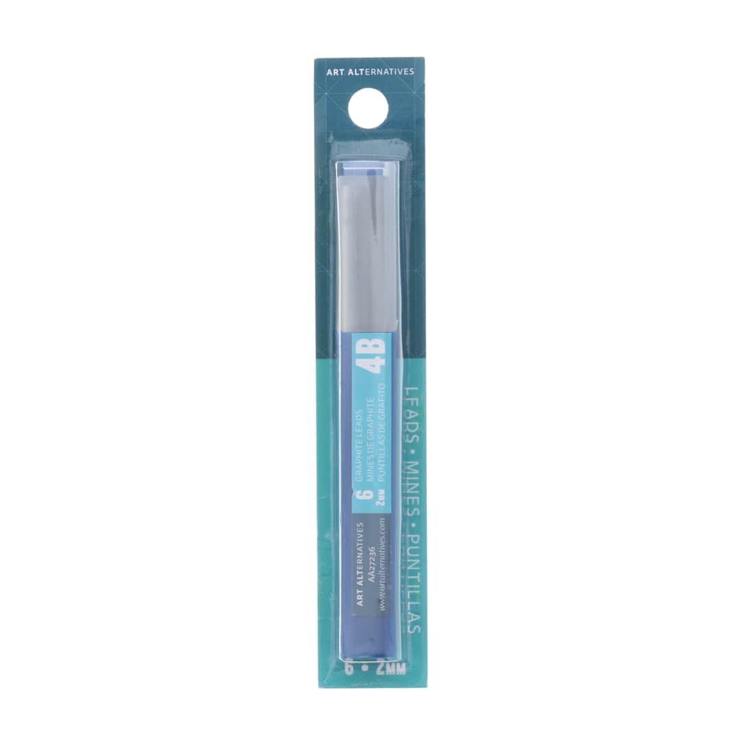 Open in modal - Art Alternatives Graphite Lead Refill - Pkg of 6, 4B, 2 mm