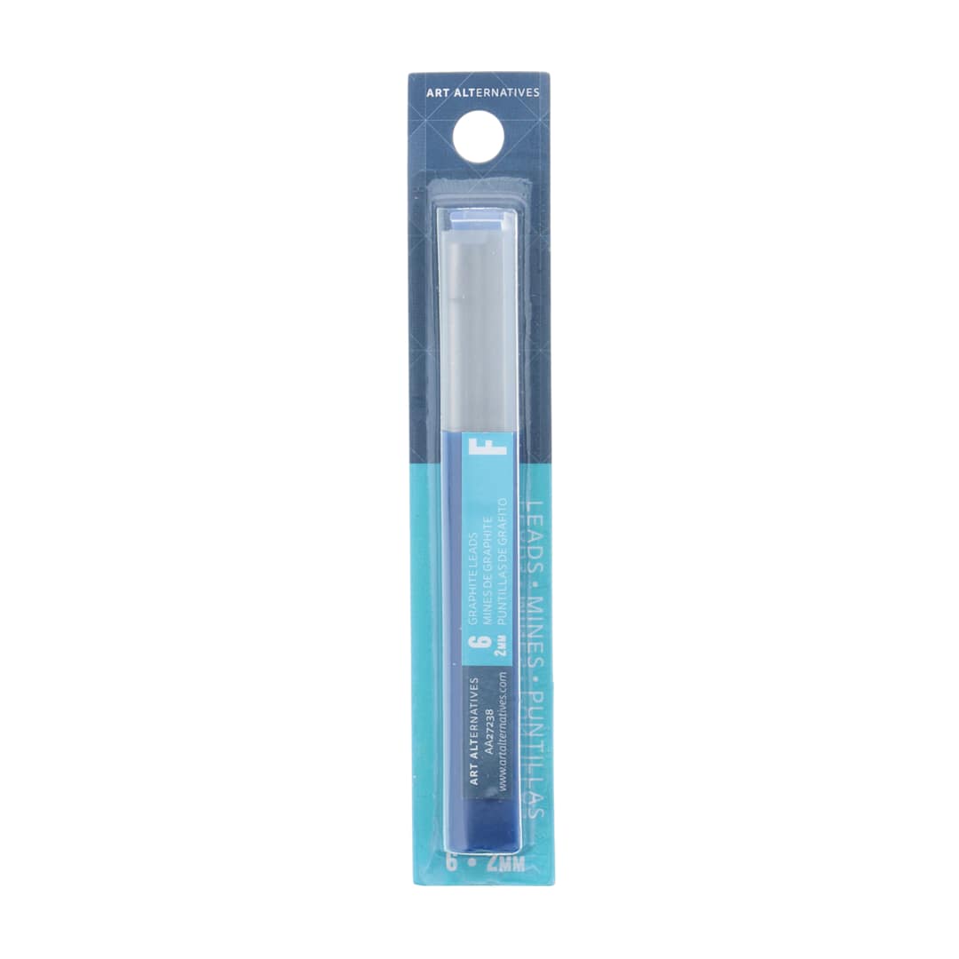 Open in modal - Art Alternatives Graphite Lead Refill - Pkg of 6, F, 2 mm