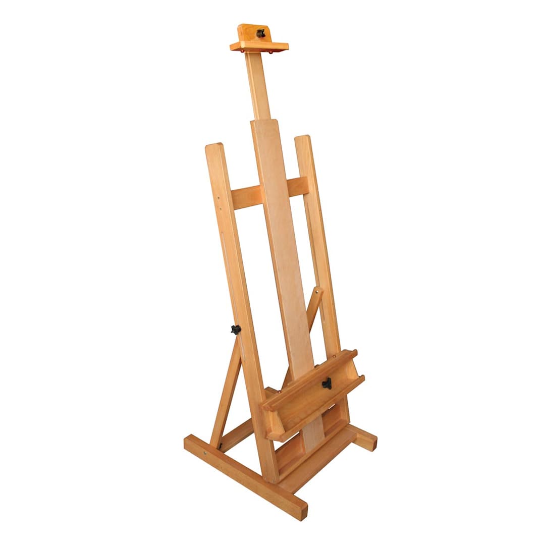 Open in modal - Marin Easel Wood Studio H Frame Easel, Canvases up to 84"h x 2"d
