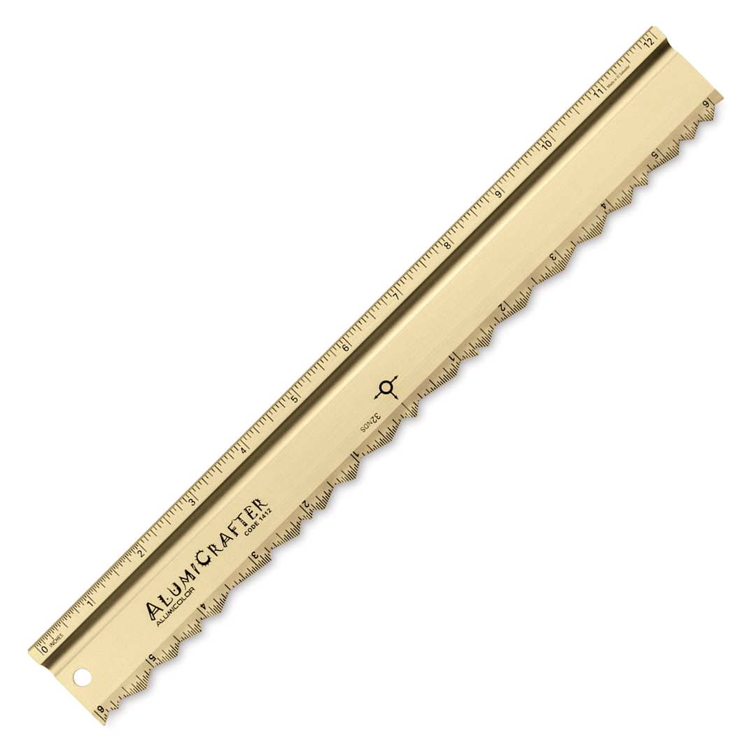 Open in modal - Alumicolor Rulers Alumicrafter 12" Gold