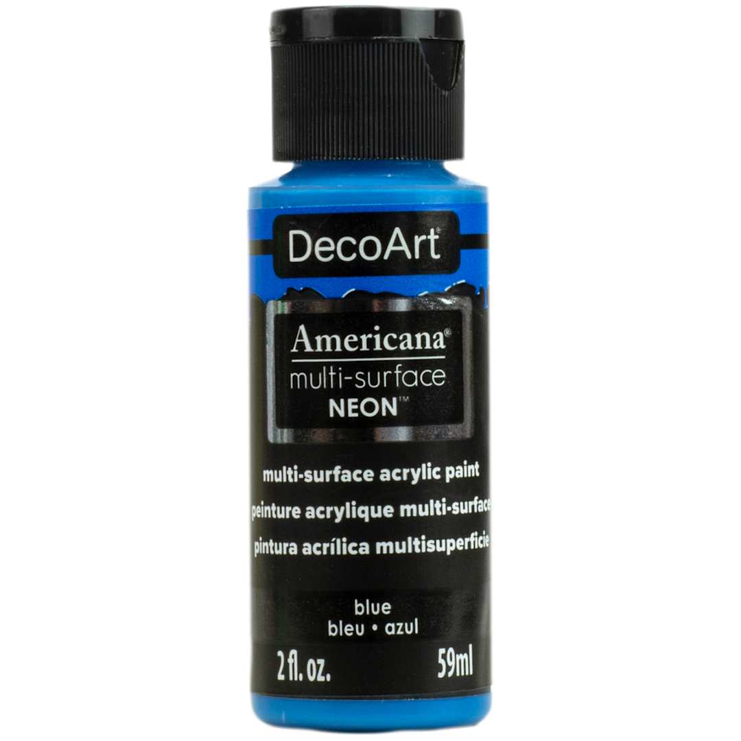 Open in modal - Americana Multi-Surface Satin Acrylics Neon Blue