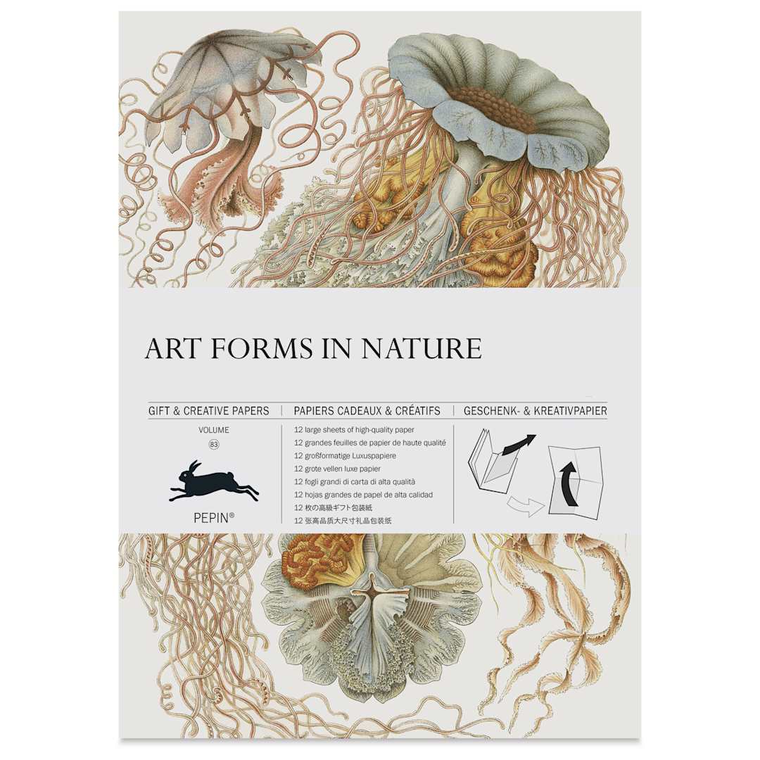 Open in modal - Pepin Press Creative Paper Book - Art Forms In Nature, front of packaging