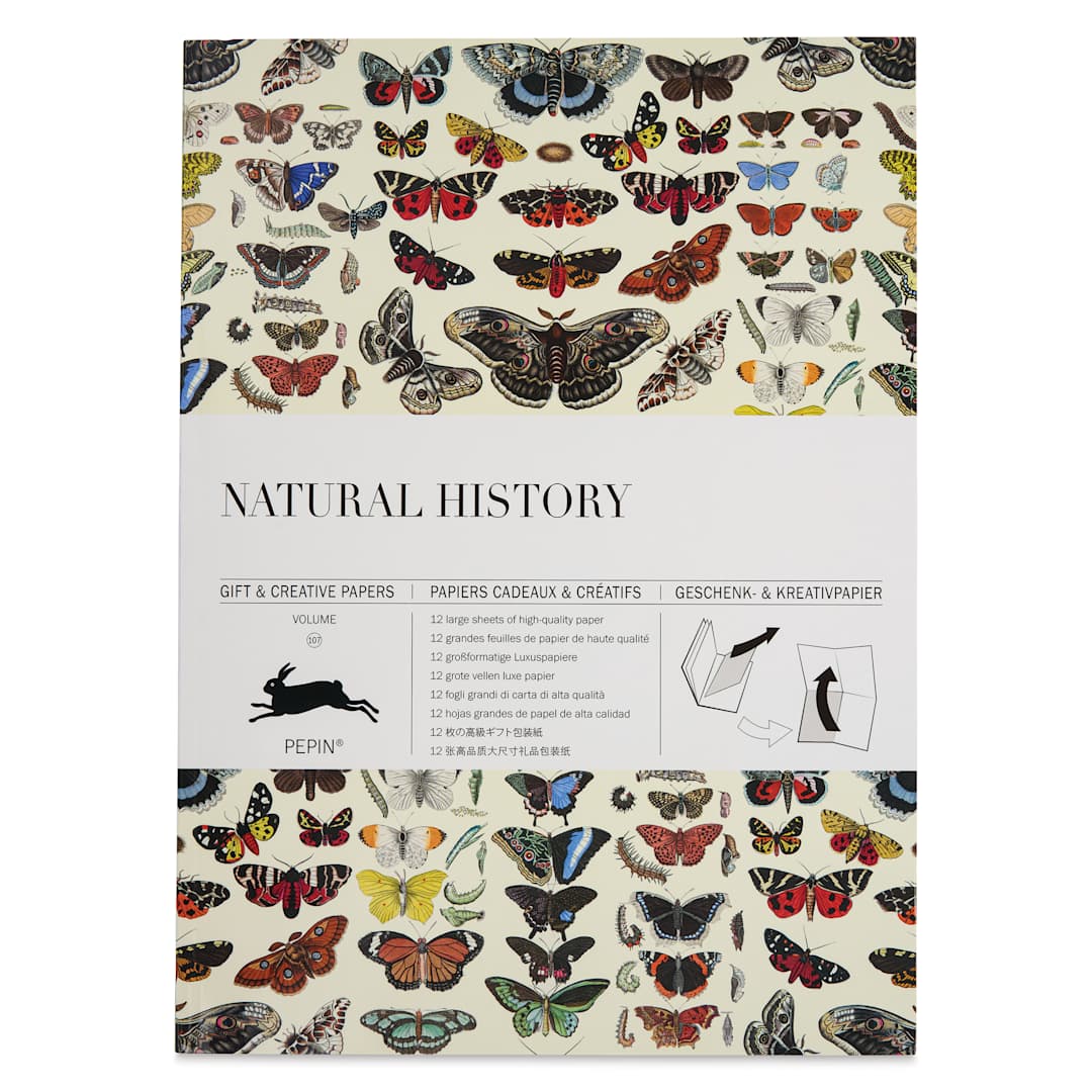 Open in modal - Pepin Press Creative Paper Book - Natural History, front of packaging