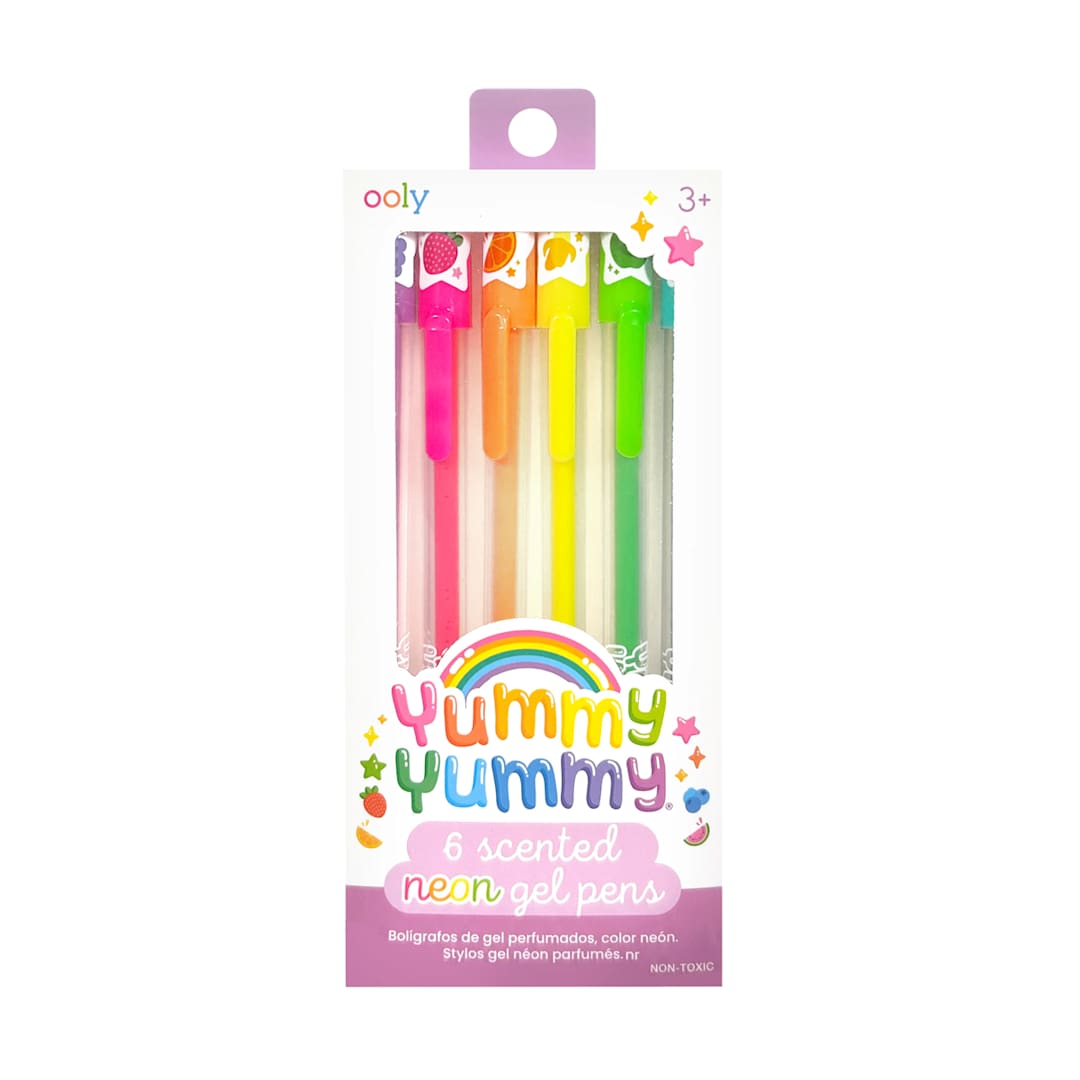 Open in modal - Yummy Yummy Scented Gel Pens 6-Color Set