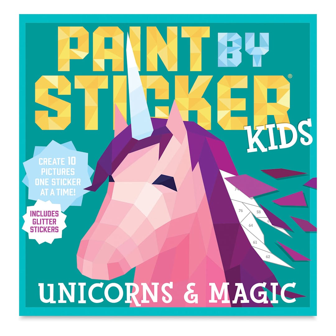 Open in modal - Paint By Sticker Kids: Unicorns & Magic (book cover)