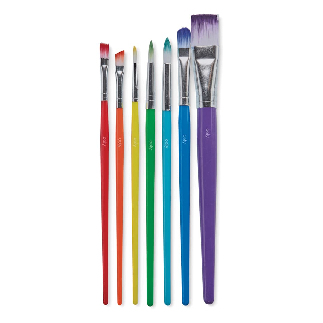 Open in modal - Ooly Lil’ Paint Brush Set (seven brushes in set)