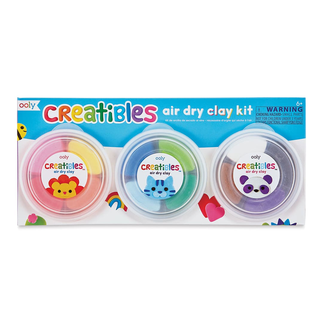 Open in modal - Ooly Creatibles Air Dry Clay Kit, packaging