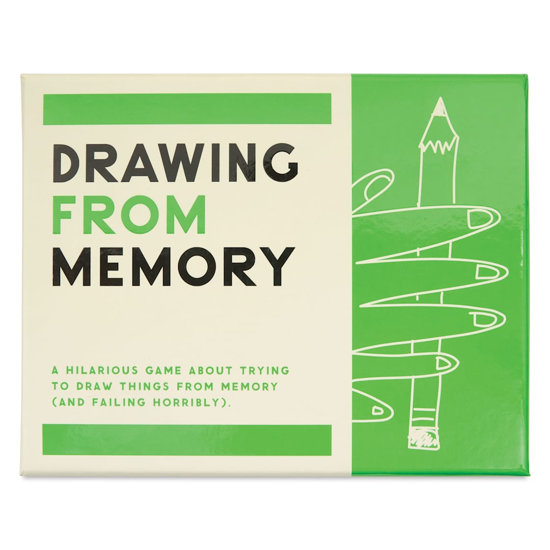 Open in modal - Brass Monkey Drawing From Memory Game, front of packaging
