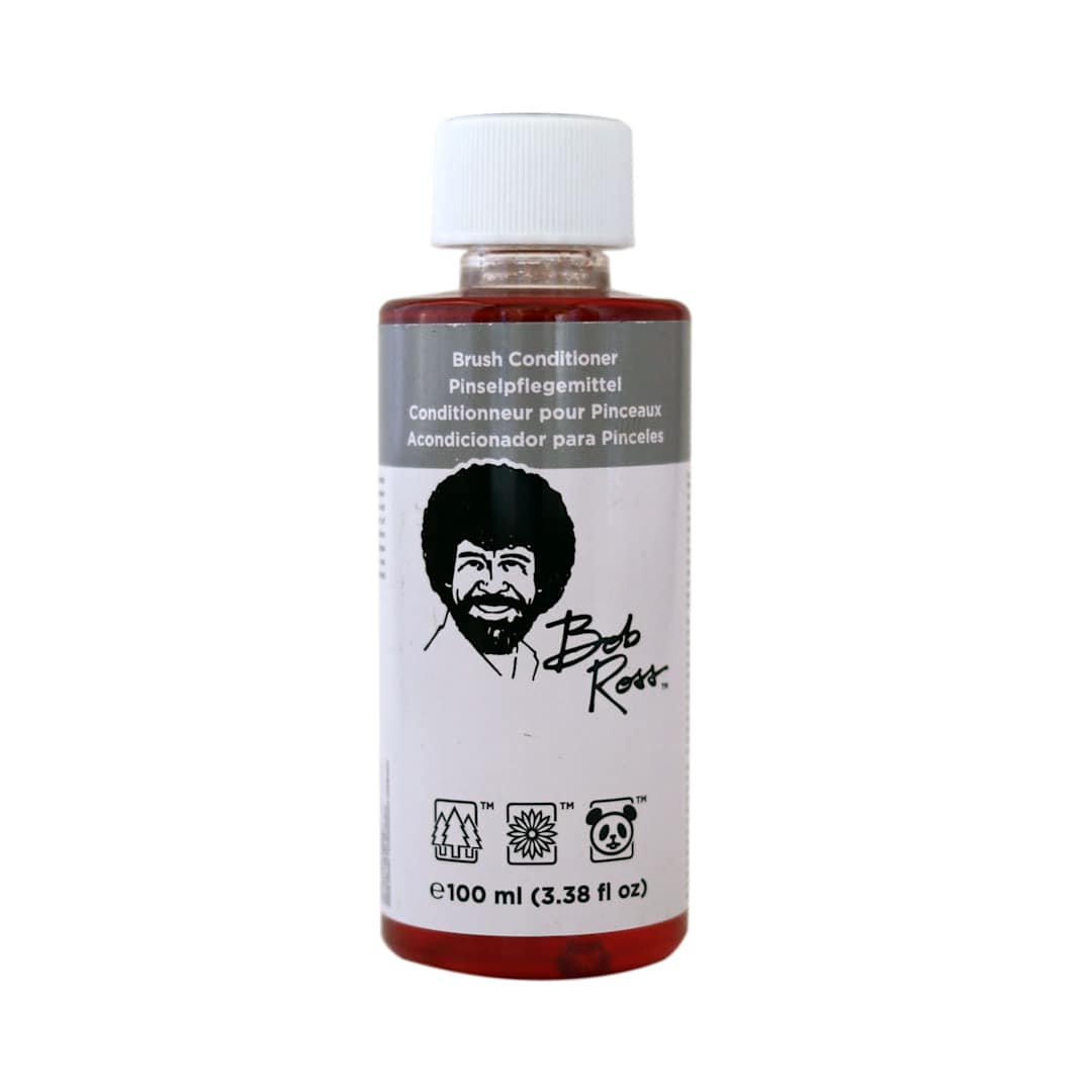 Open in modal - Bob Ross Brush Cleaner/Conditioner 100ml Bottle
