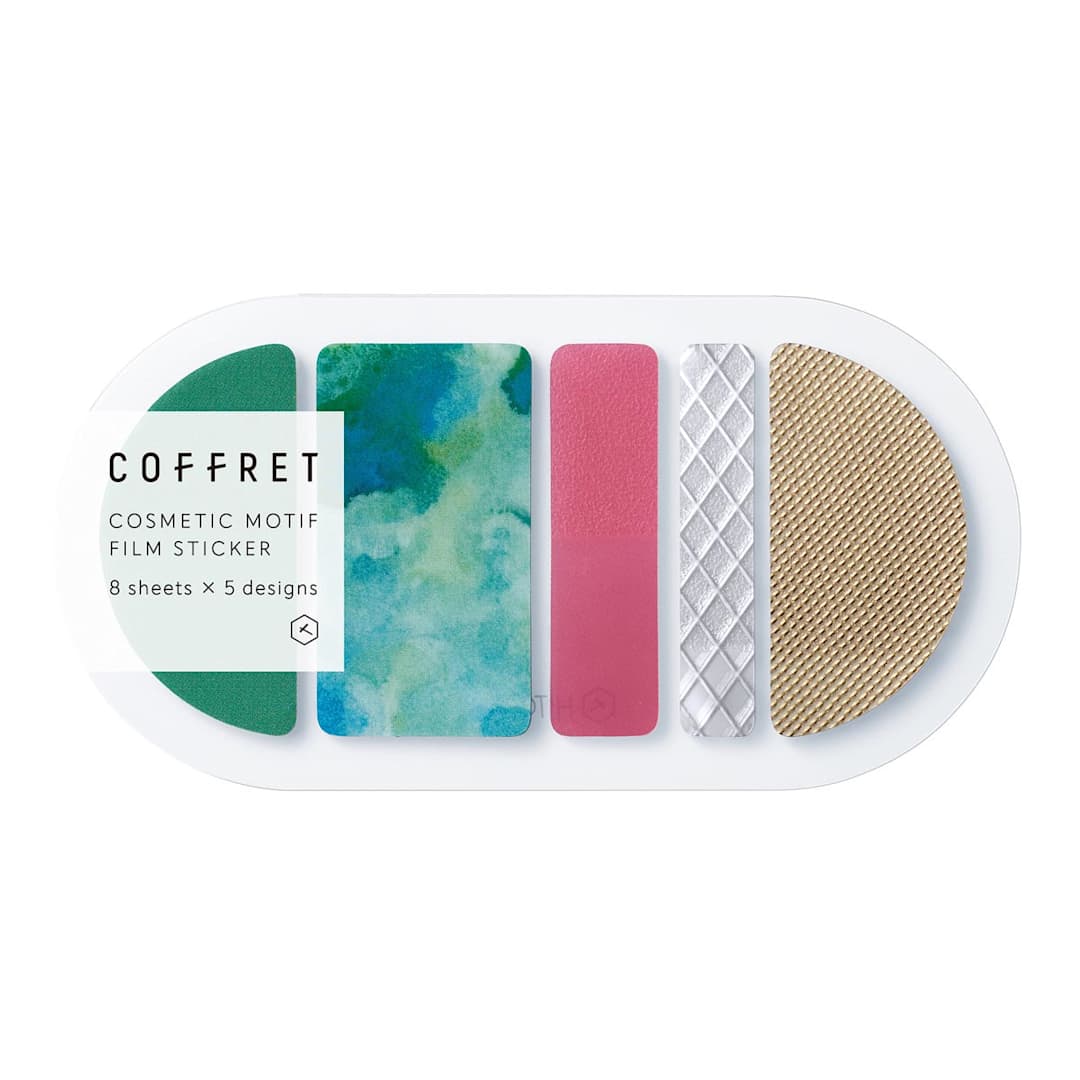 Open in modal - COFFRET Film Stickers ROUND Forest Green