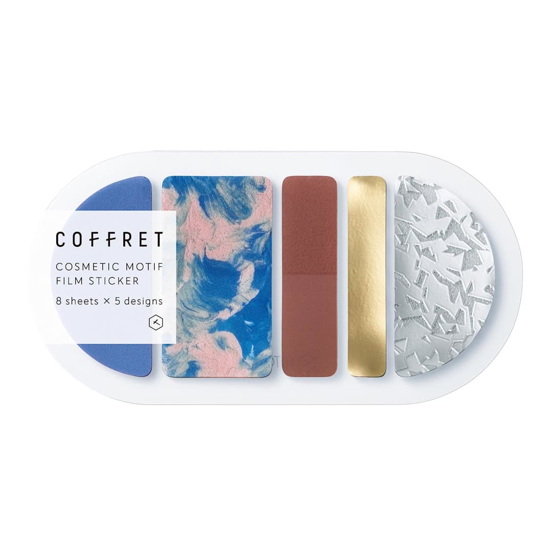 Open in modal - COFFRET Film Stickers ROUND Horizon Blue