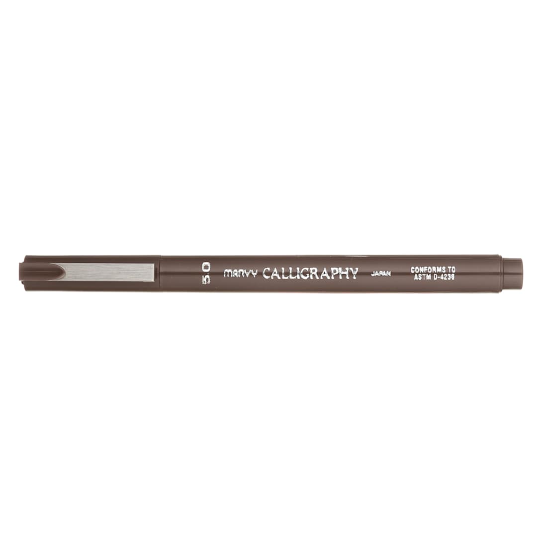 Open in modal - Marvy Calligraphy Pen Sepia