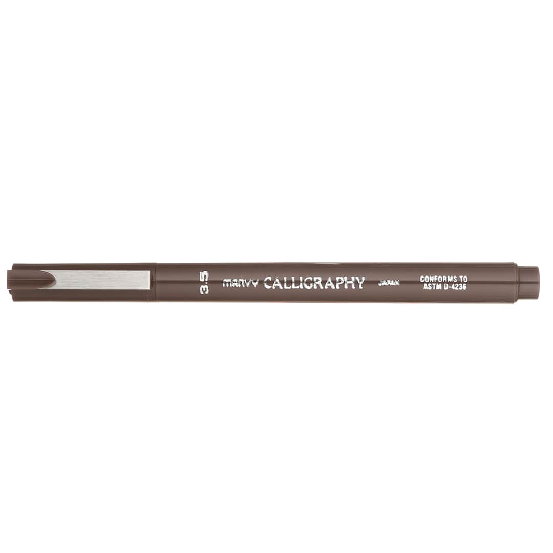 Open in modal - Marvy Calligraphy Pen Sepia
