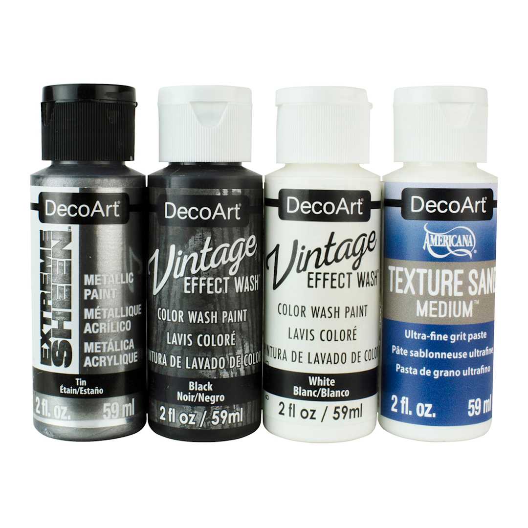 Open in modal - Designer Finishes Kits 4-Piece Oxidized Tin Kit