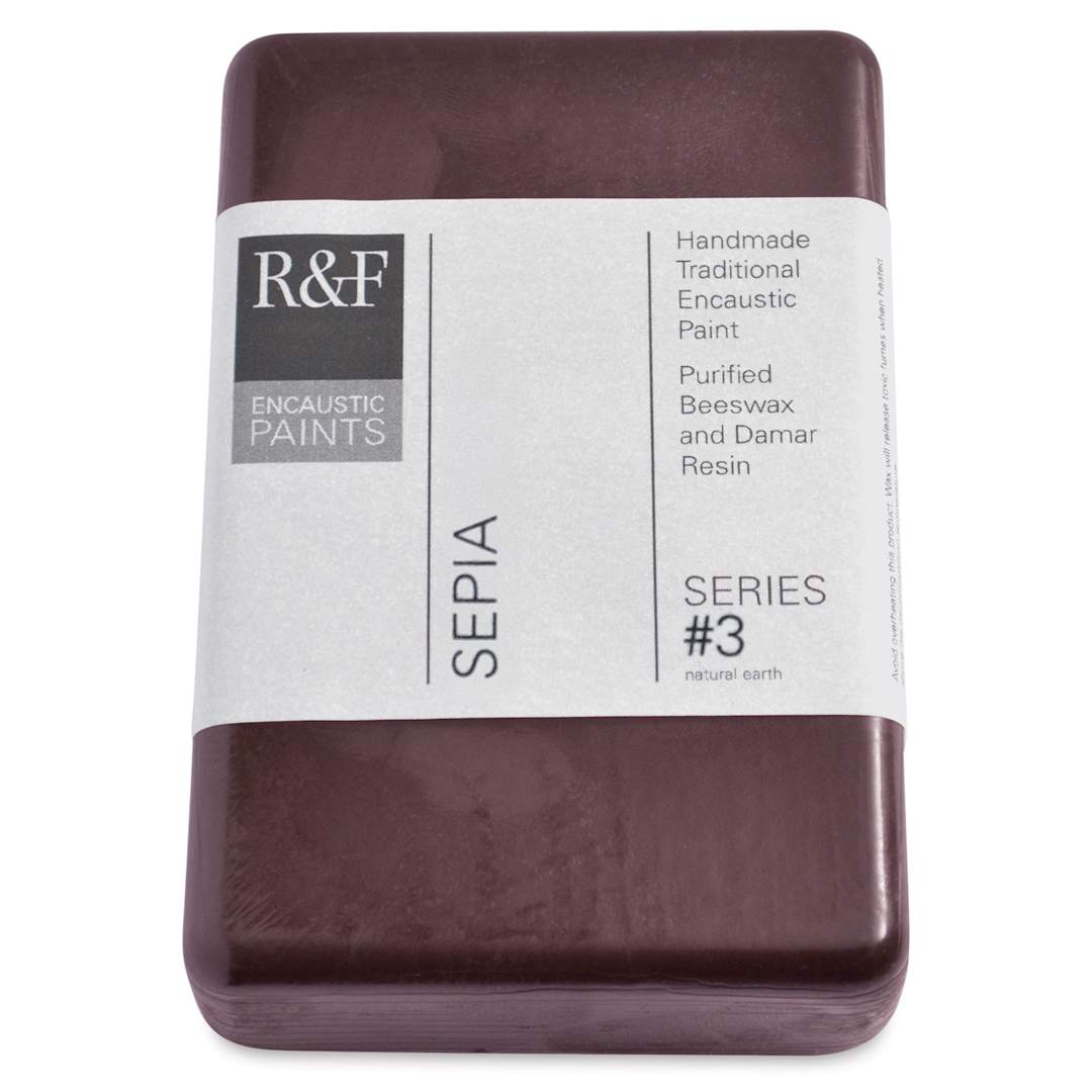 Open in modal - R&F Encaustic Paint Cake Sepia 333 ml