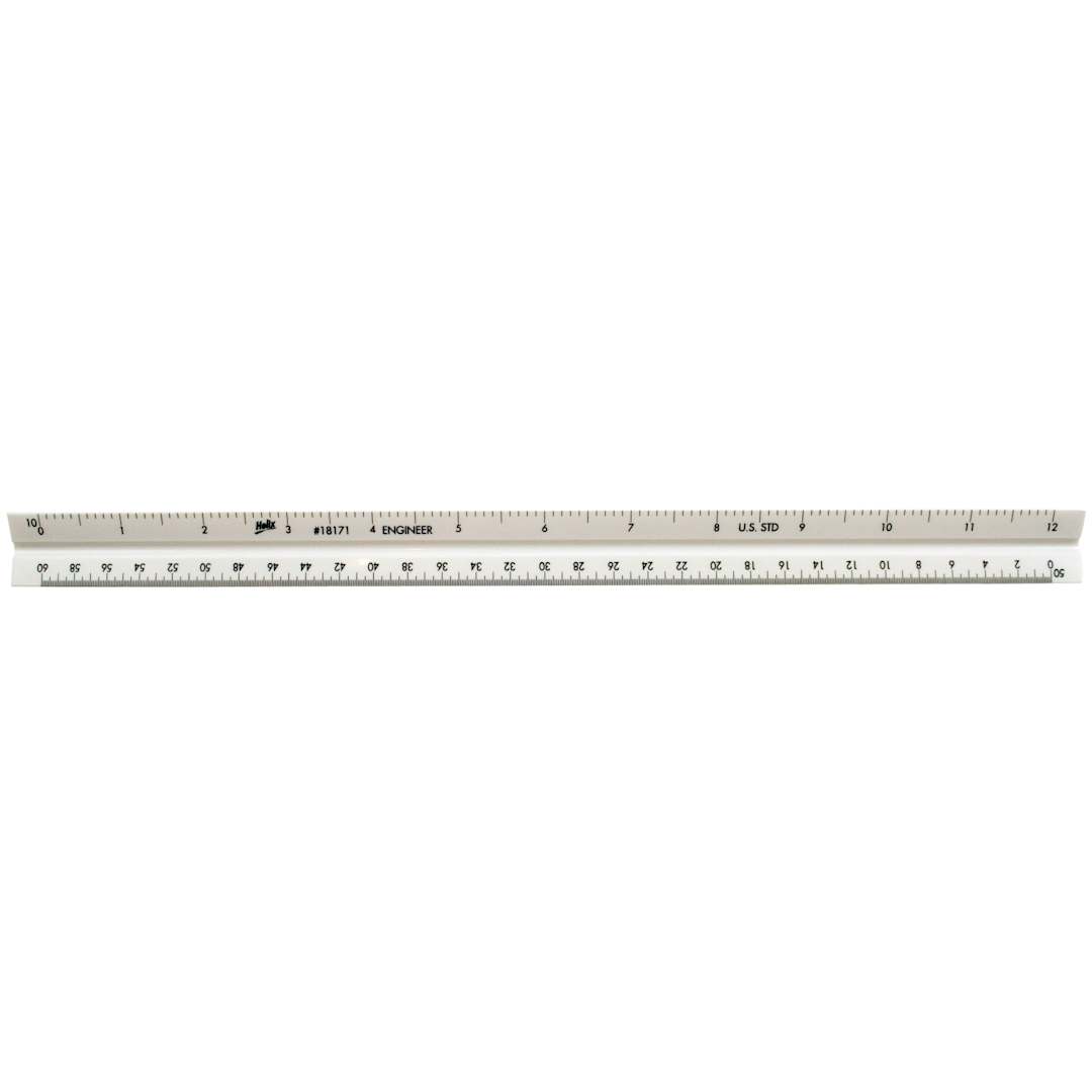 Open in modal - Helix Engineering Triangular Scale, 12"