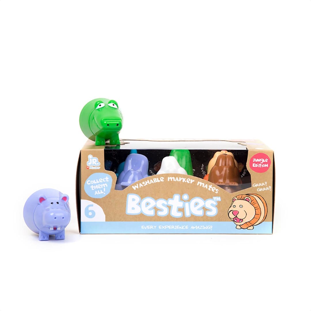 Open in modal - Besties Marker Mates Jungle - 6/Pkg., Canadian Label