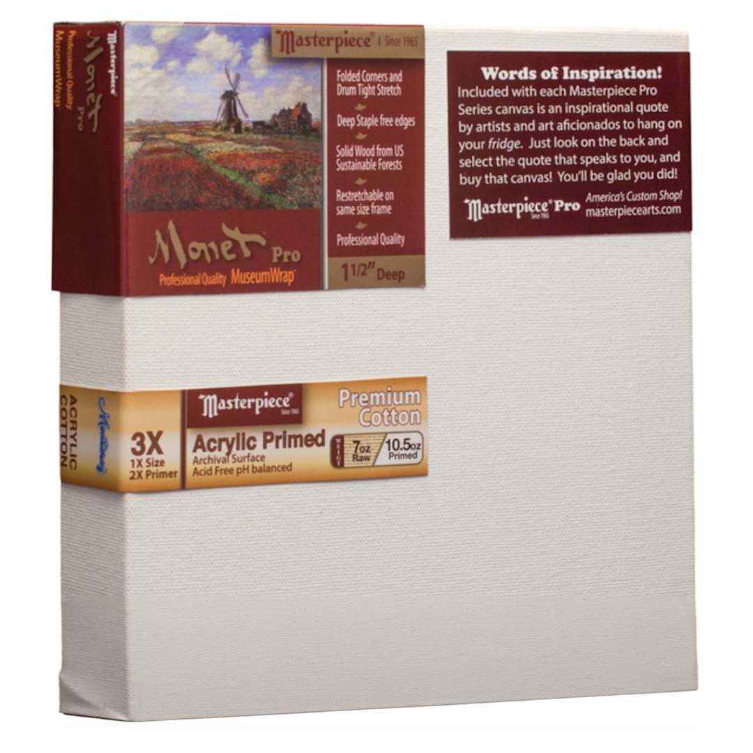 Open in modal - Masterpiece Monet Professional Canvas, 7 oz, 18" x 18"