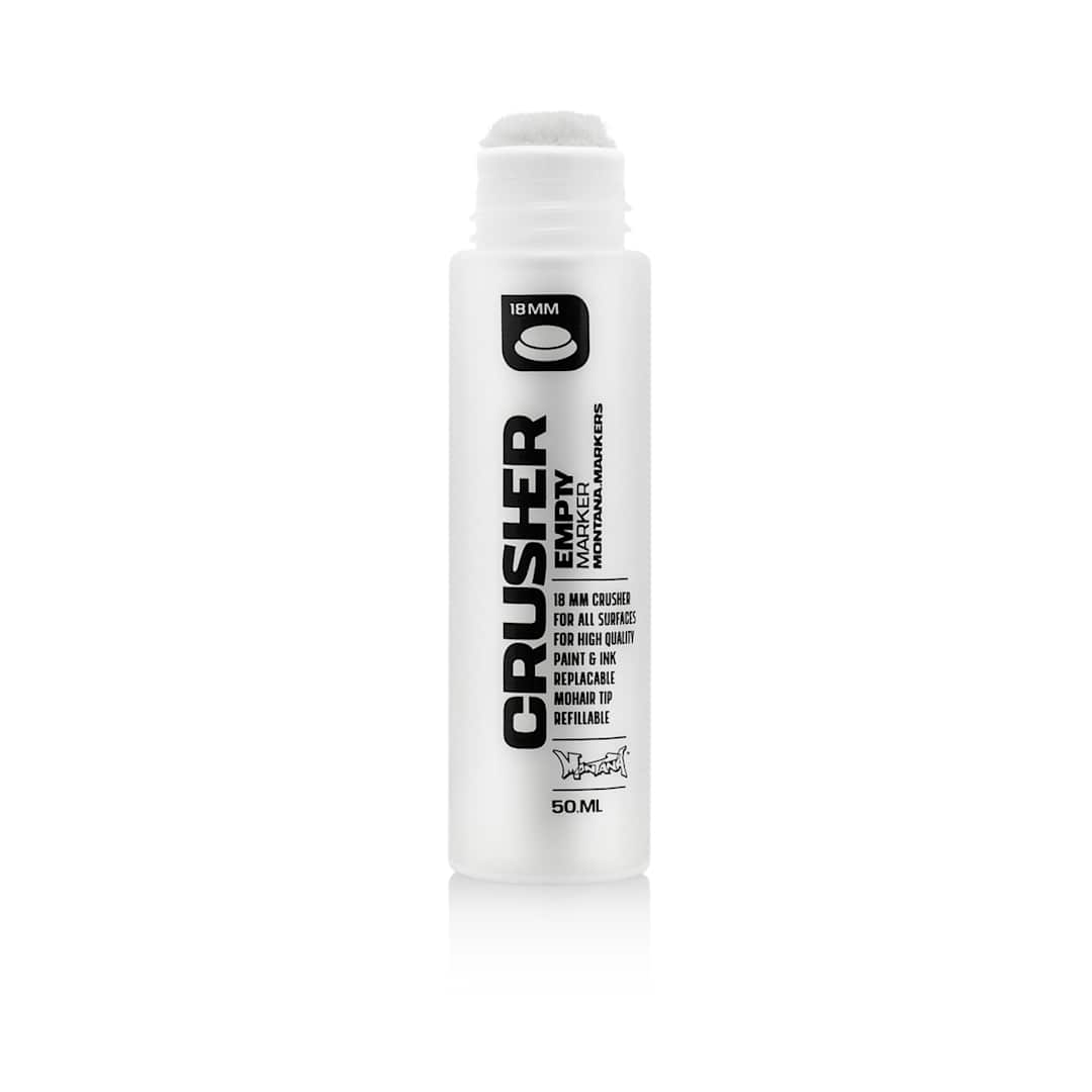 Open in modal - Montana BLACK Empty Marker 18mm - 50ml Crusher