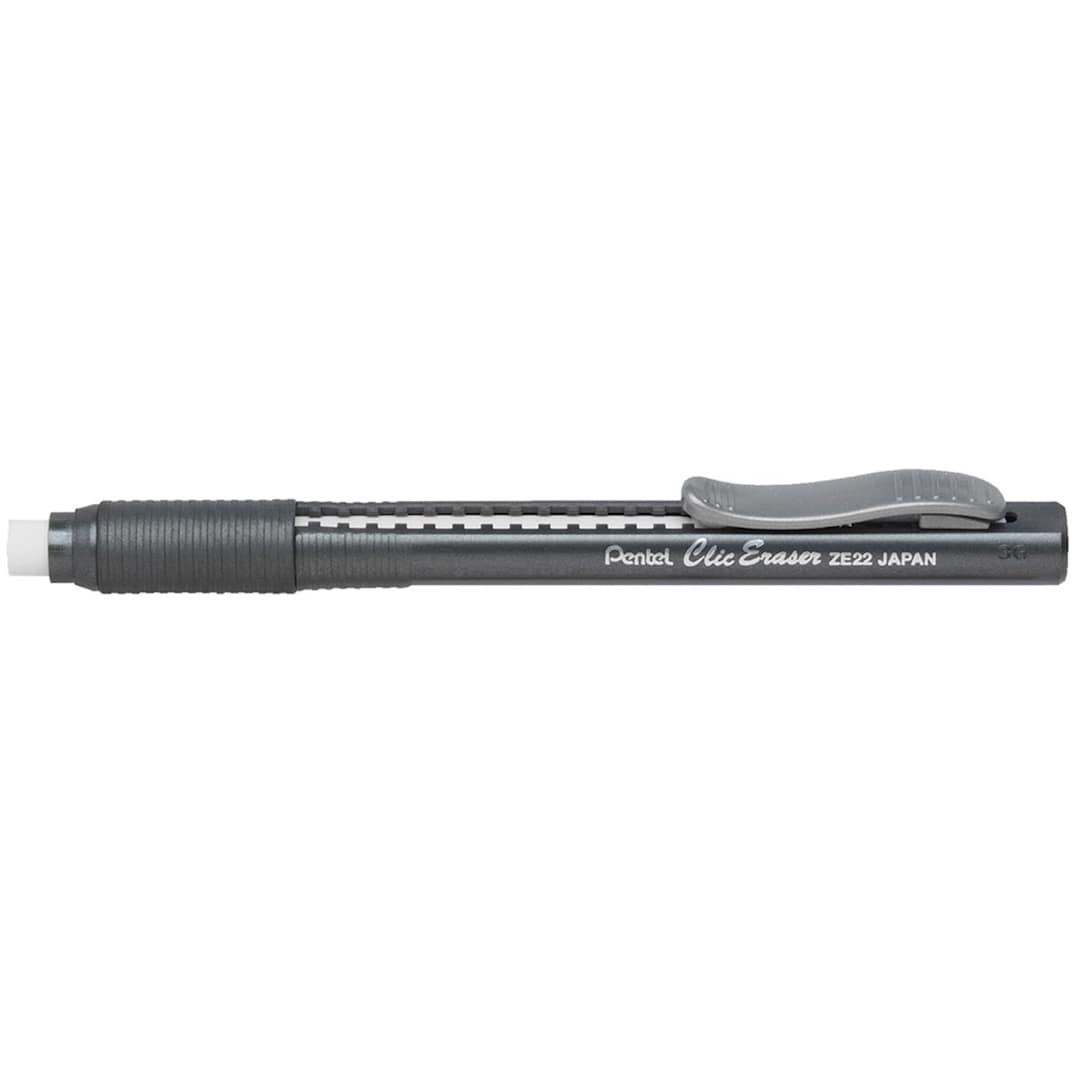 Open in modal - Clic Erasers Black Barrel