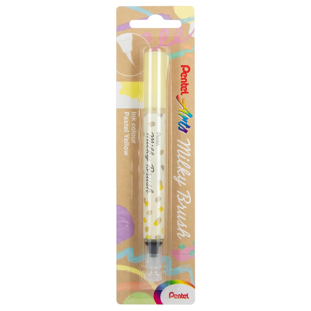 Open in modal - Milky Brush Pen Pastel Yellow