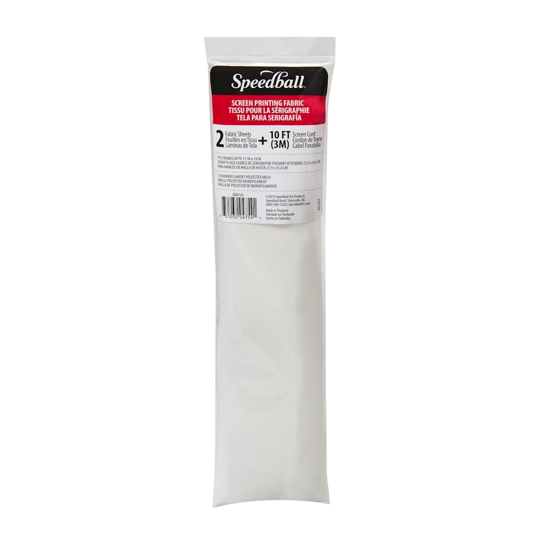 Open in modal - Screen Printing Mesh & Screen Cord 2-Sheet Pack & Screen Cord