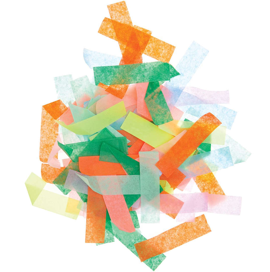 Open in modal - Tissue Paper Confetti Rectangle - Multi-Color