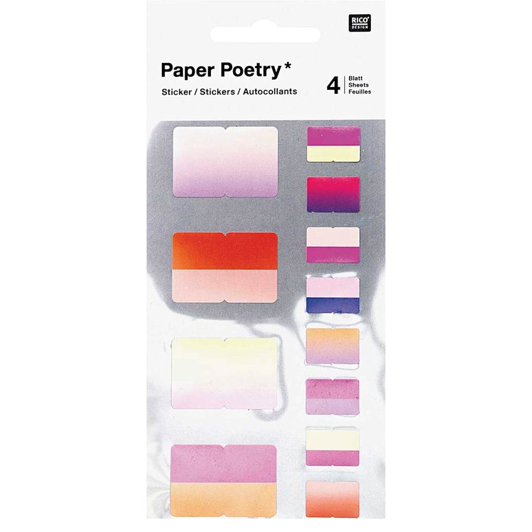 Open in modal - Sticker Sheet Sets Index Pink - 4 Shts./Pkg.
